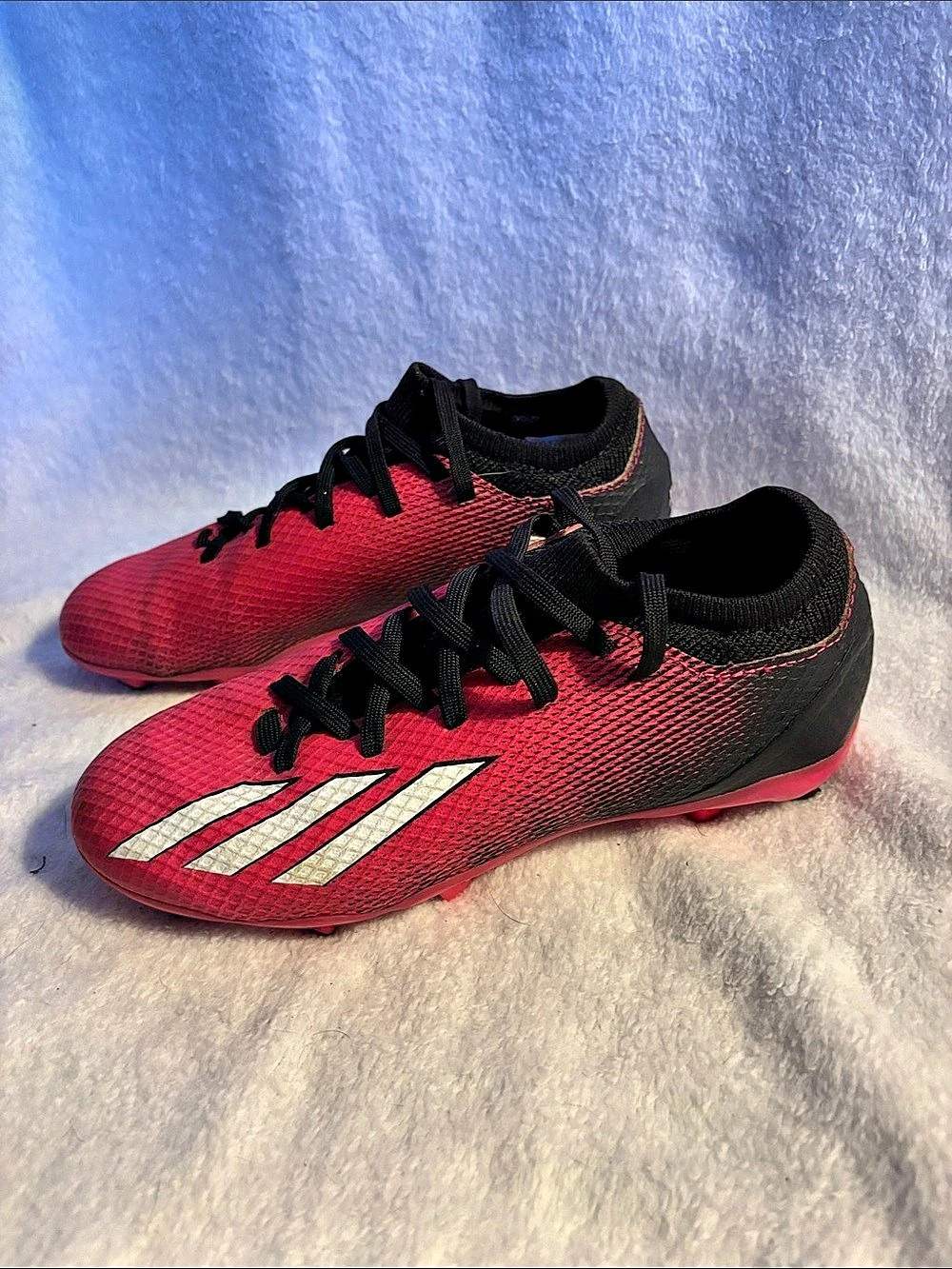 adidas Predator Kids Soccer Cleats Red Size US 2.5